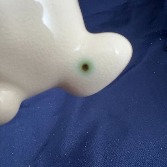 Set Of 2 Ceramic Snowman Christmas Ornaments With Gold Hanging Loop & Festive De - Picture 6 of 6